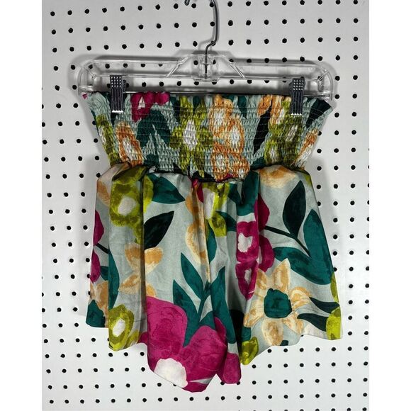 TCEC floral ruched waist shorts size S - Picture 2 of 4